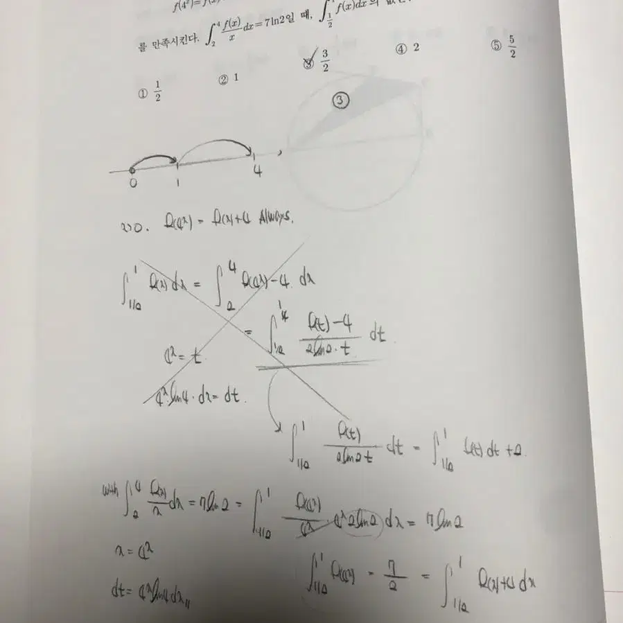 2024 시대인재 숏컷 미적분 1,2권