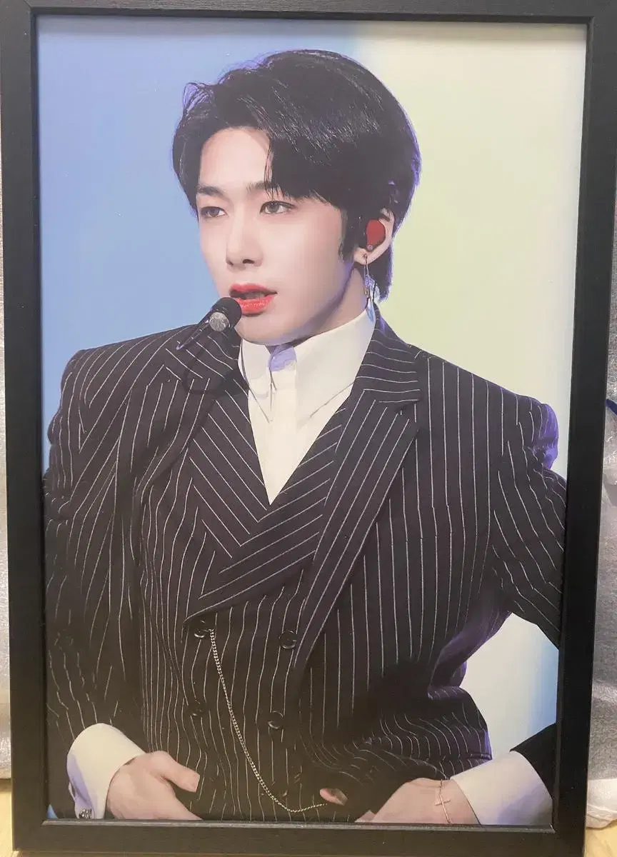 Monsta x kihyun hyungwon A4 Framed