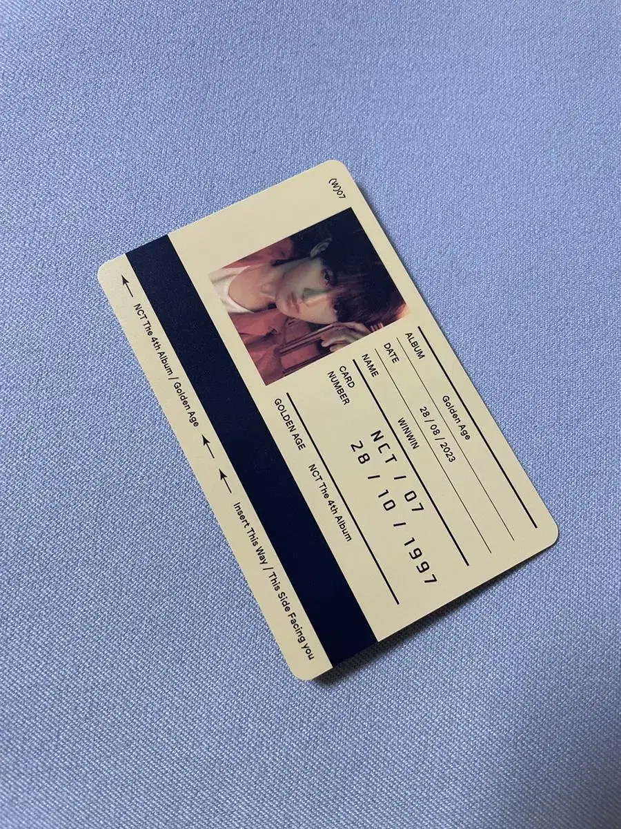 NCT Golden E.JI winwin Transportation Card photocard wts NCT