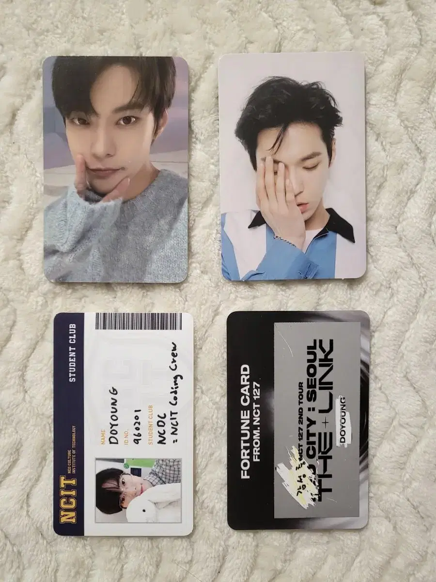 NCT 127 doyoung Exhibition Fan Party Admission NCIT Fortune Random ID Photocard