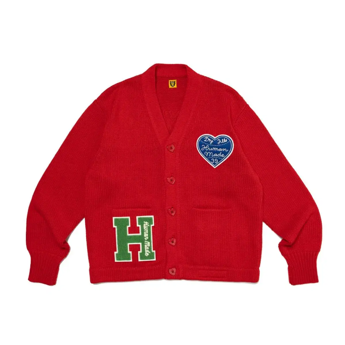 휴먼메이드 Low Gauge Knit Cardigan Red M