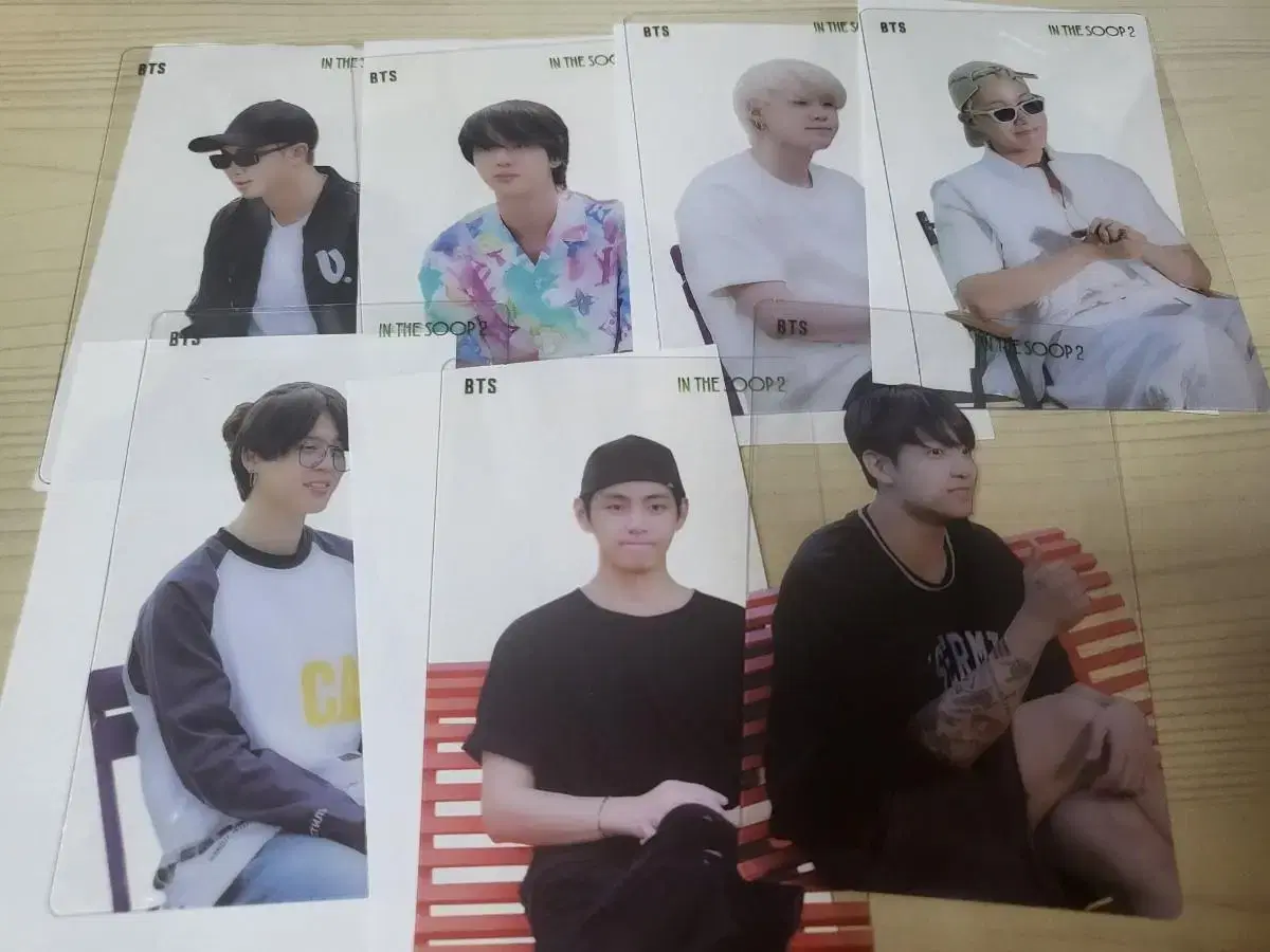 Bangtan in the forest transparent photocard sells, wts