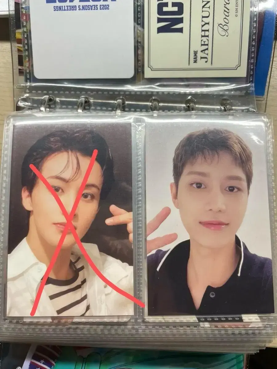 2023 season's greetings photocard (selfie + conpo)nct dreamnct 127sigmarkdoyoungjaehyun