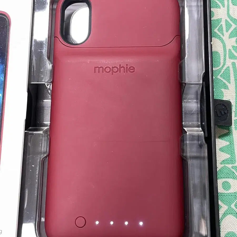 아이폰xs 용 정품 Mophie juice 팩 무선충전 배터리 케이스