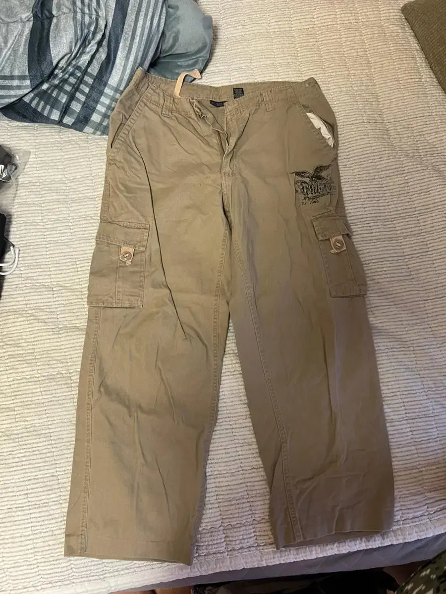 Beige cargo pants