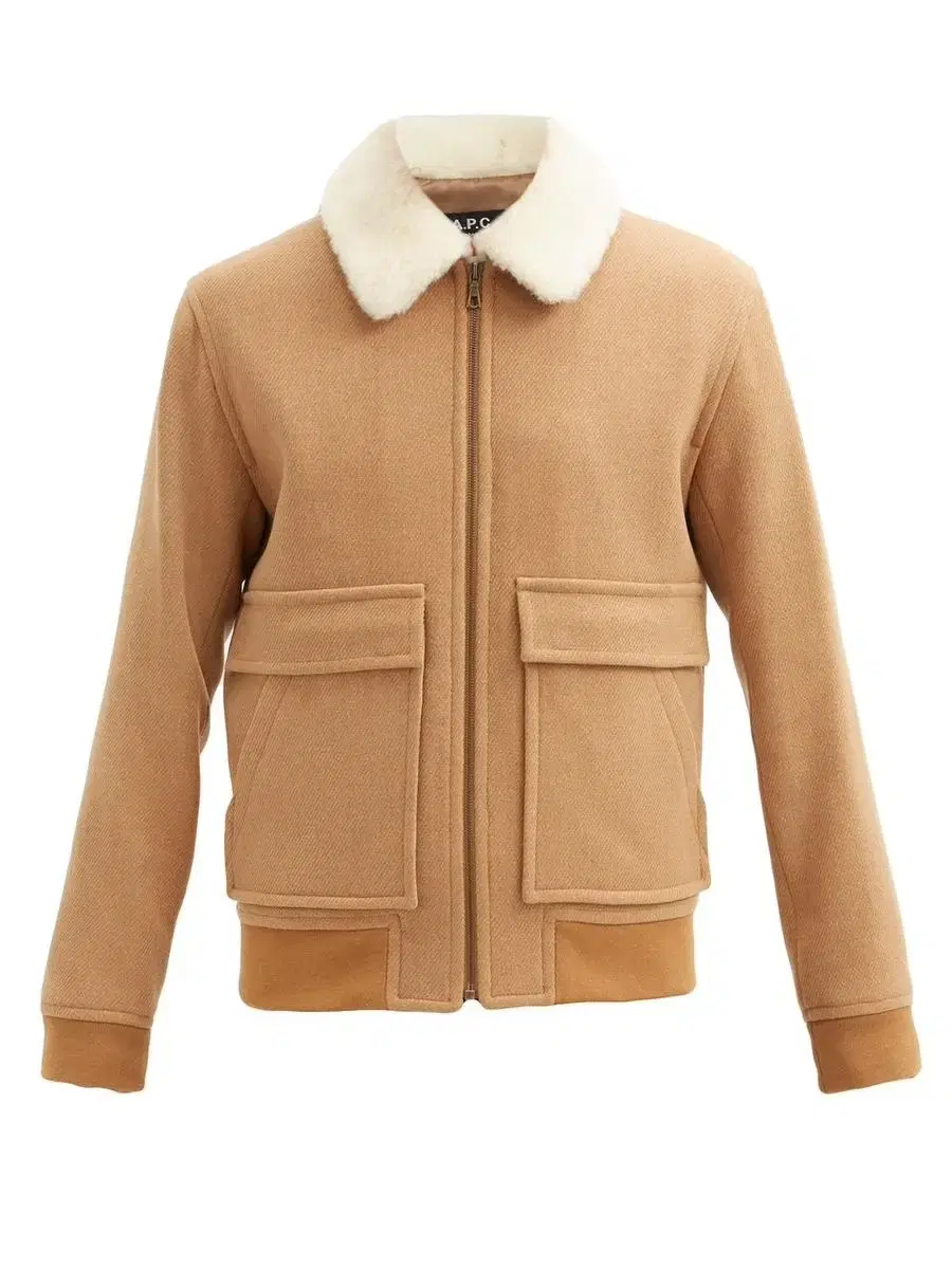 APC Shearling Wool Blend Jacket M