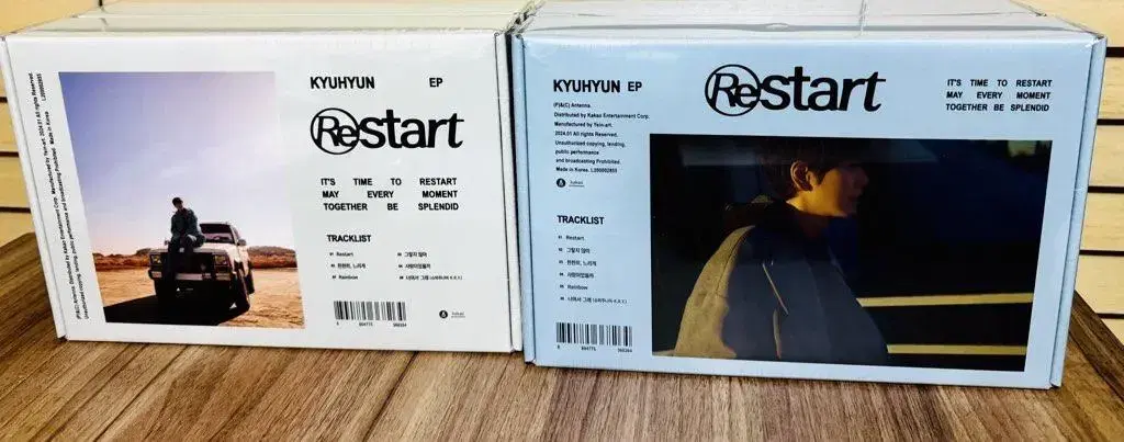 Kyuhyun Restart album sealed 1 set of ready version + start version