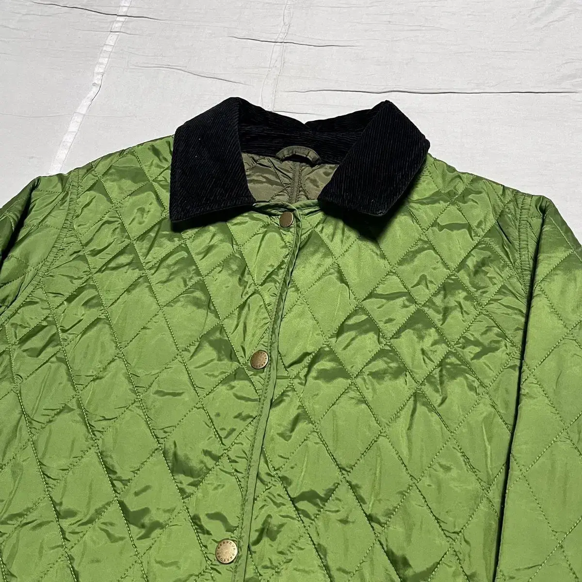 UK12 Barbour Green Quilted Jacket