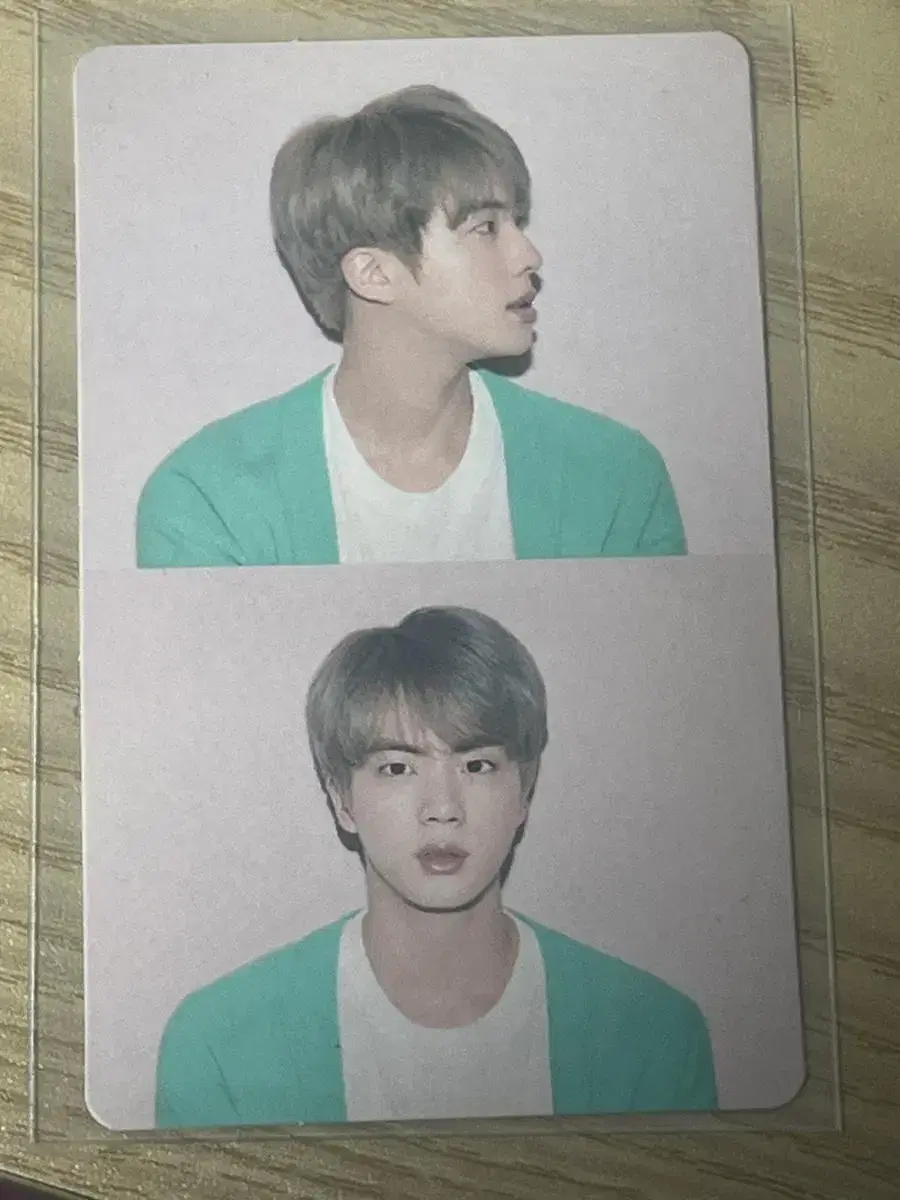 BTS jin photocard