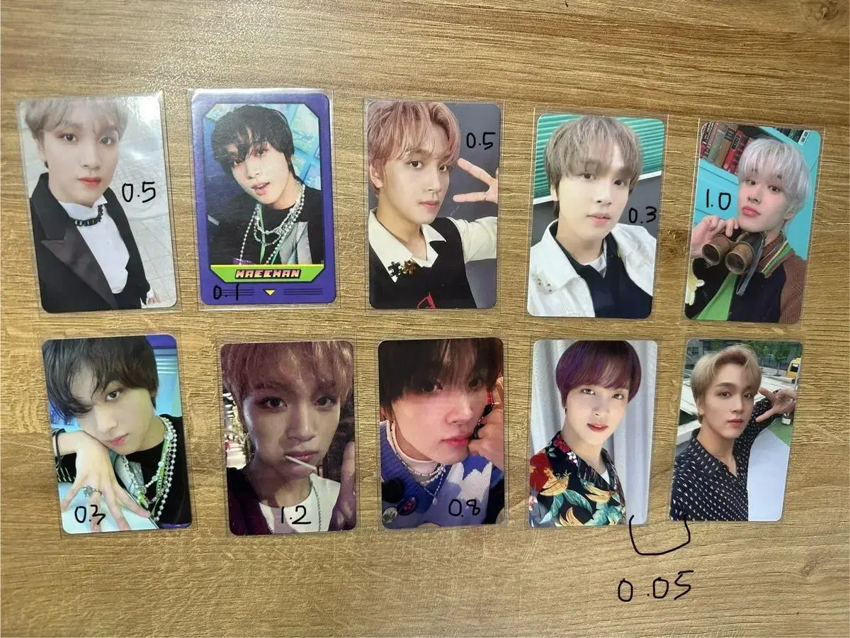 haechan photocard wts jungwoo taeyong mark taeil yuta doyoung