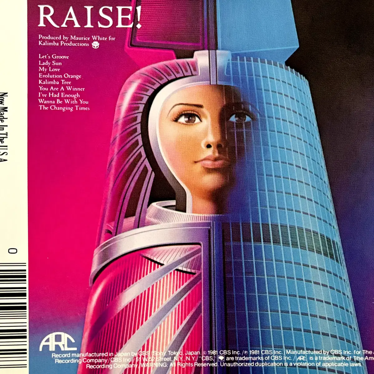 Earth Wind & Fire - Raise! (CD) 미국반 민트급