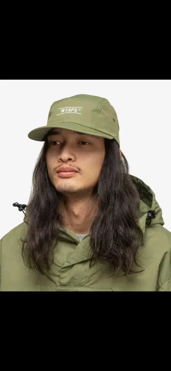 wtaps 더블탭스 로고캡 올리브