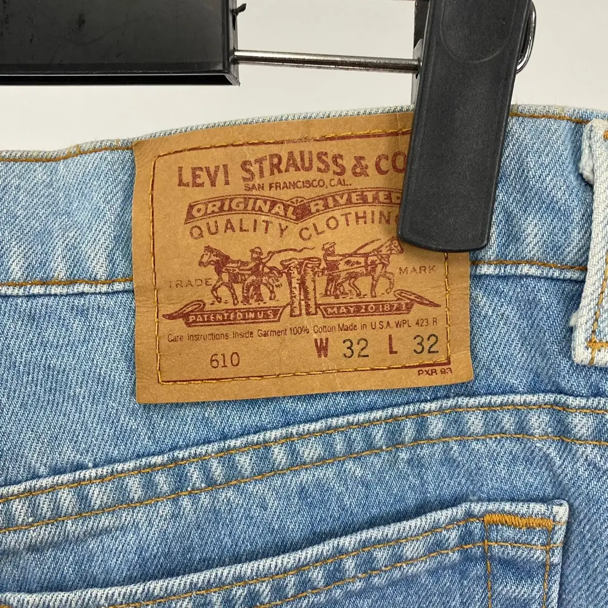 빈티지 Levi's 610 USA 테이퍼드 데님팬츠