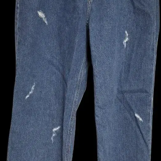 STU Destroyed Denim Pants Mid Blue