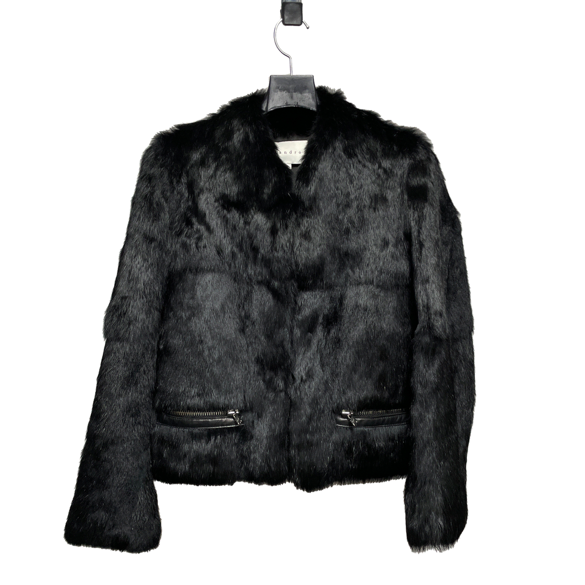 SANDRO SHORT FUR JACKET/ 산드로 숏 퍼자켓