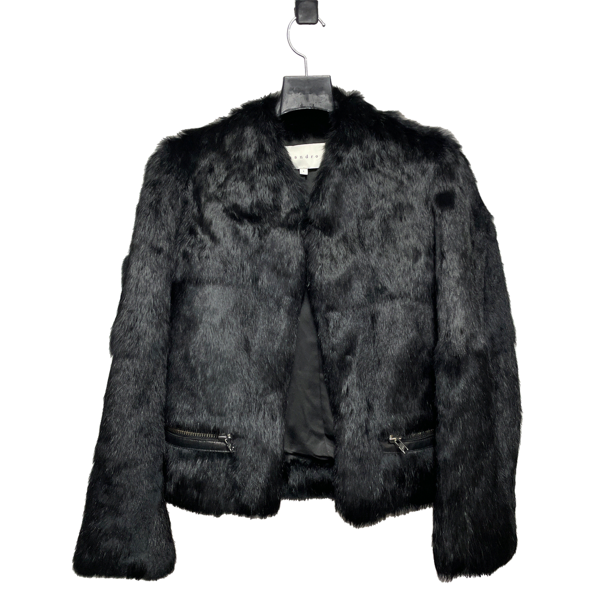 SANDRO SHORT FUR JACKET/ 산드로 숏 퍼자켓