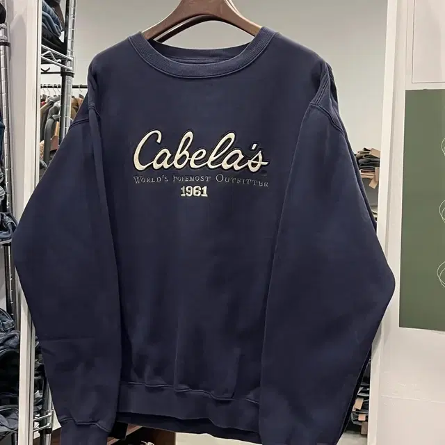 Cabela's 카벨라스 레터링 자수 스웻셔츠