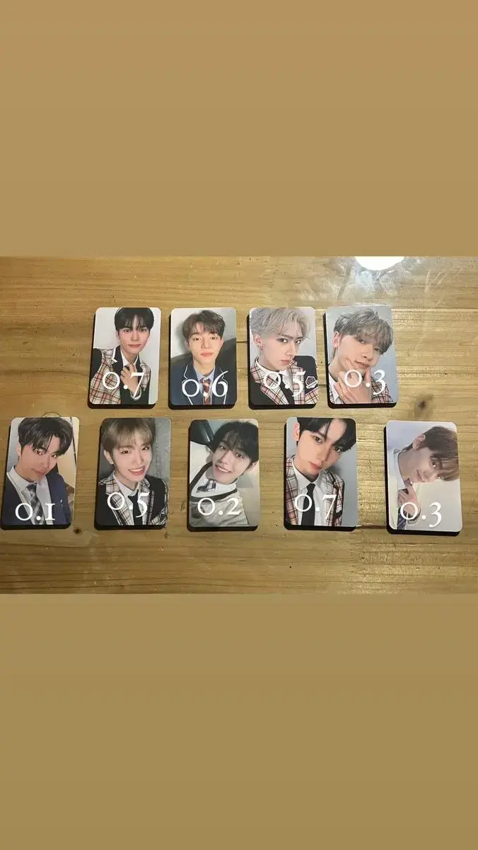 (Sources) zb1 SchoolLux photocard wts Sung HanbinJiang HaoHan Yujin