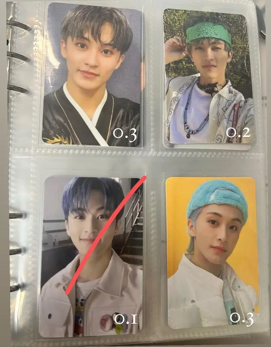 NCT mark photocard wts HelloFutureTasteCandyHero