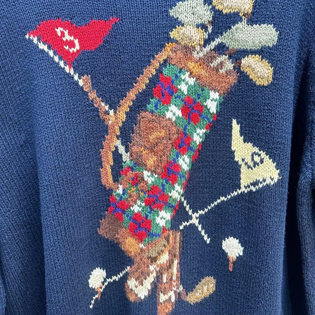 90s polo golf bag sweater 폴로