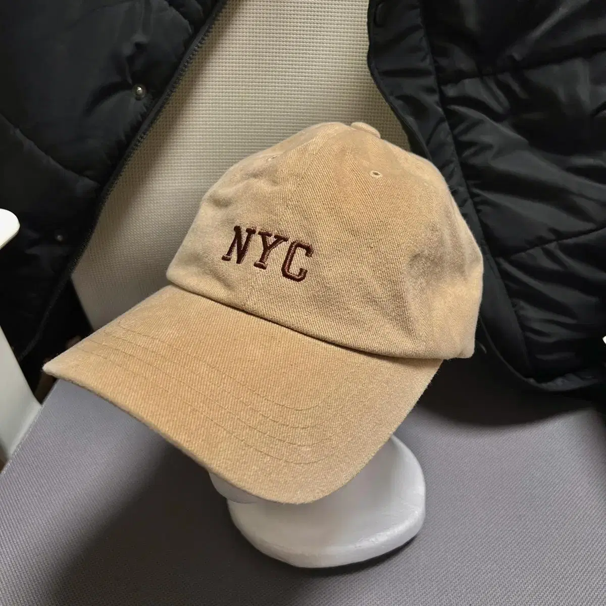 NYC Beige Ball Cap