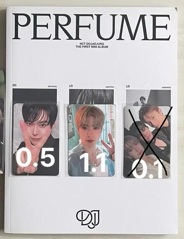 NCT 도재정 Perfume 포카, 개봉앨범