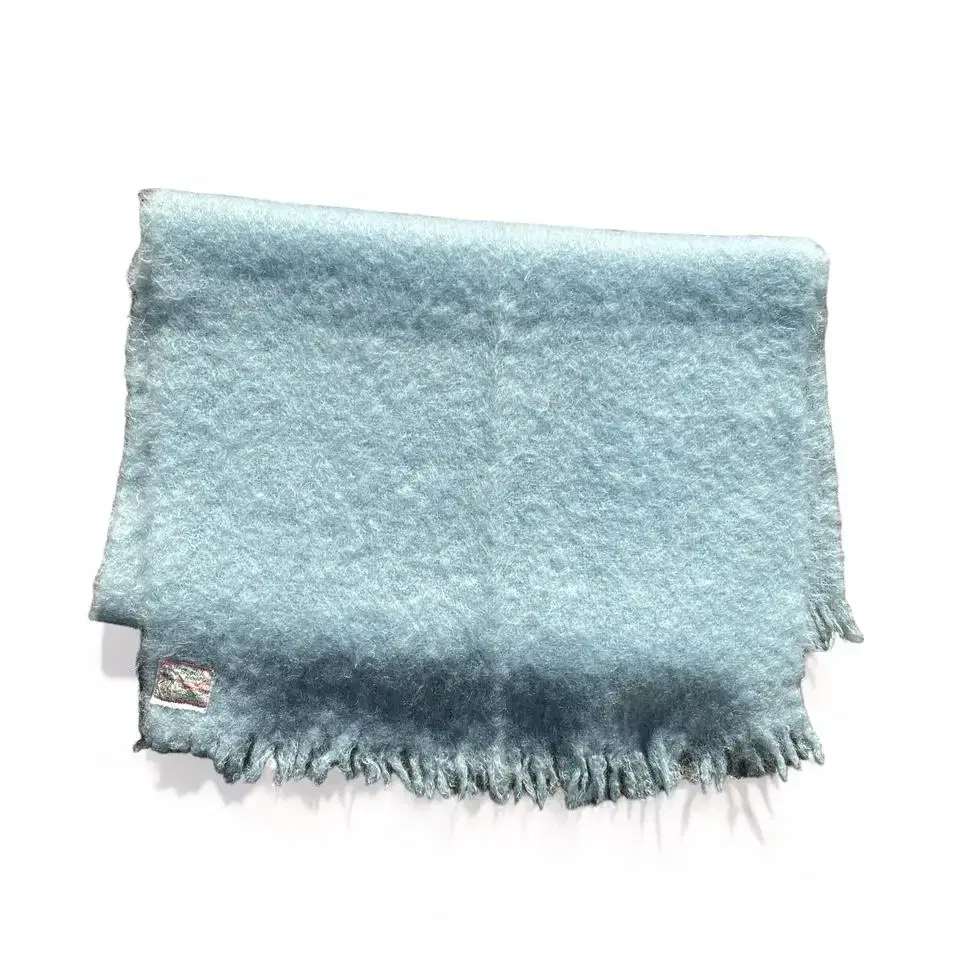 60s glen cree sky mohair muffler