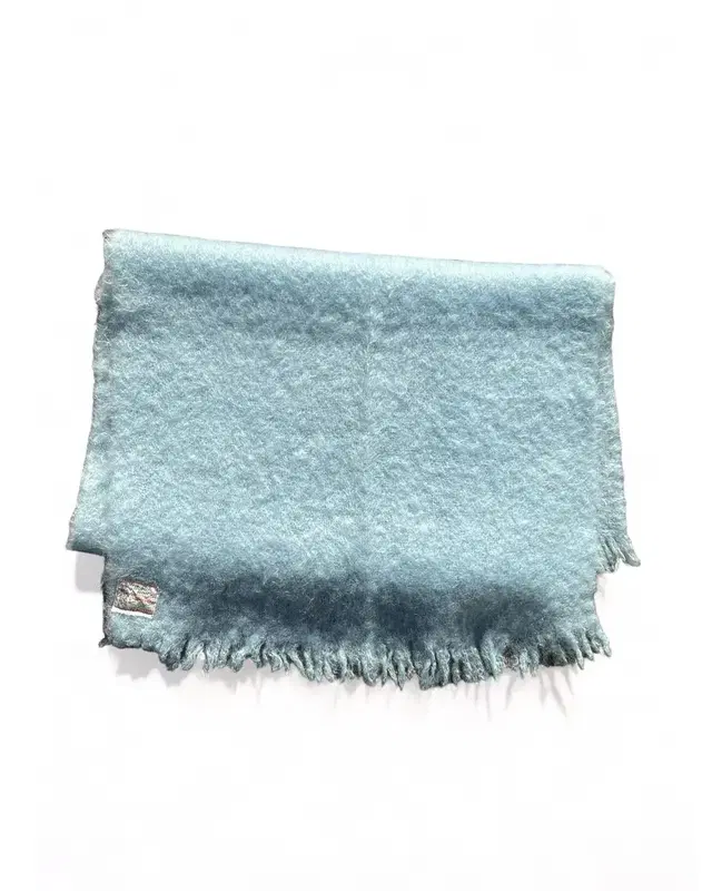 60s glen cree sky mohair muffler