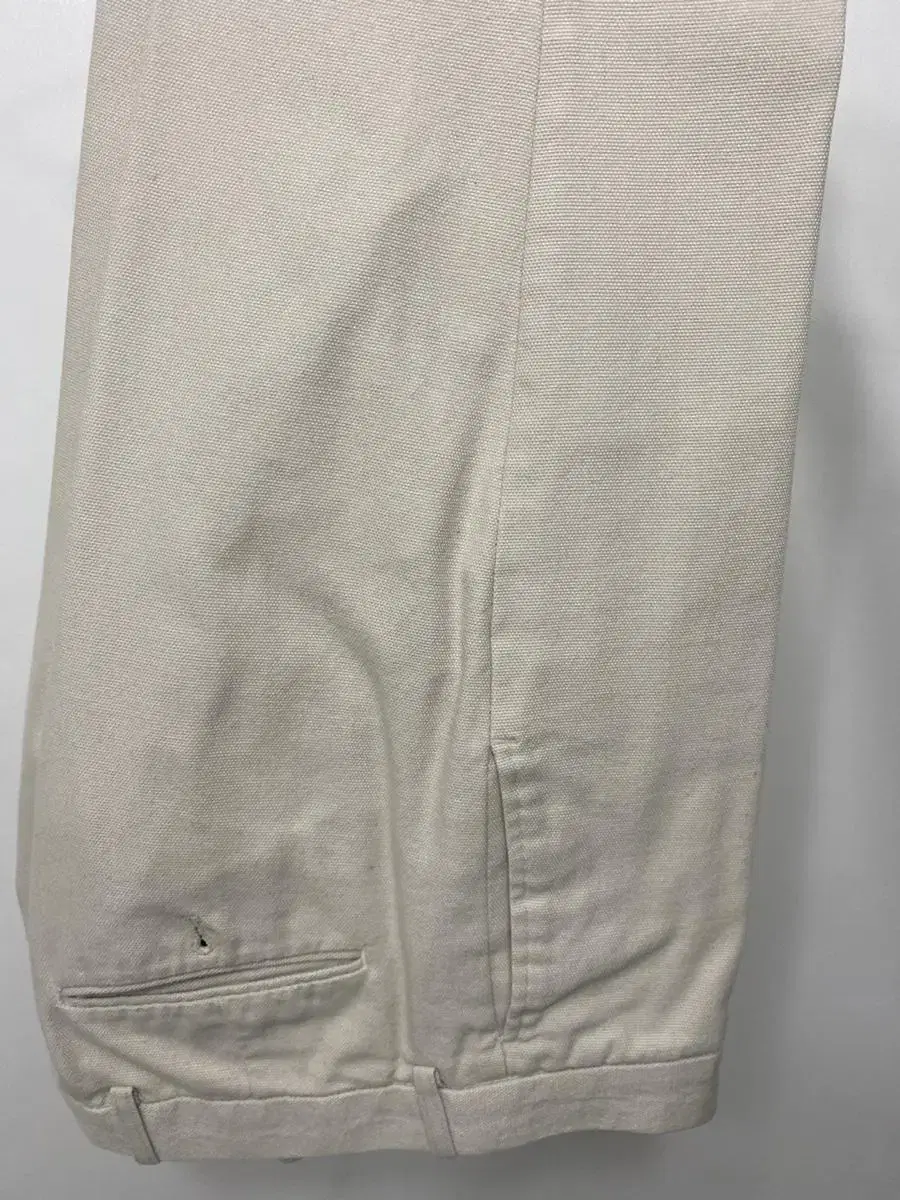 Cream Cotton Pants