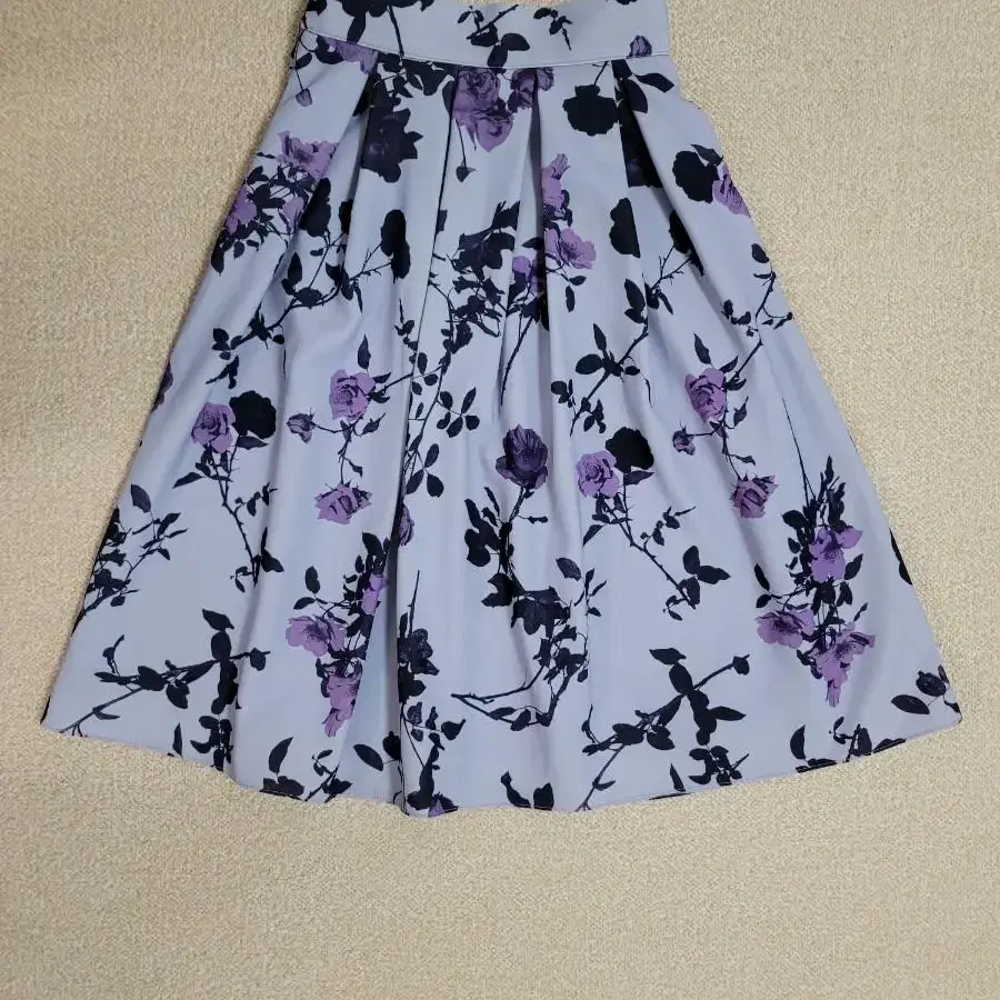 밀크코코아 미디스커트 Romantic lavender rose skirt