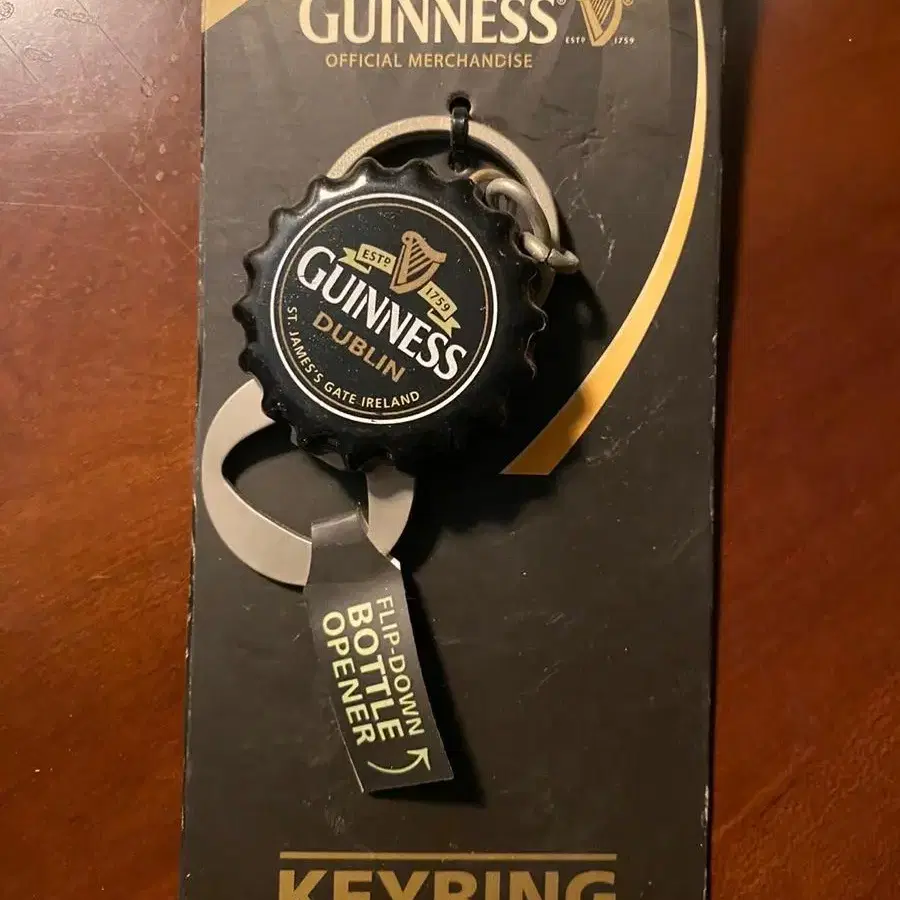 GUINNESS 기네스 오리지널 머천다이즈 병뚜껑 키링