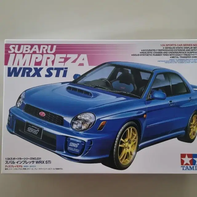 1/24 TAMIYA SUBARU IMPREZA WRX STI