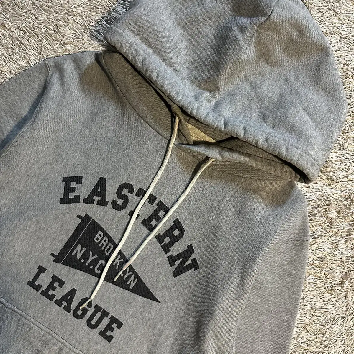 [L] 빔즈 BEAMS EASTERN LEAGUE 후드티 그레이