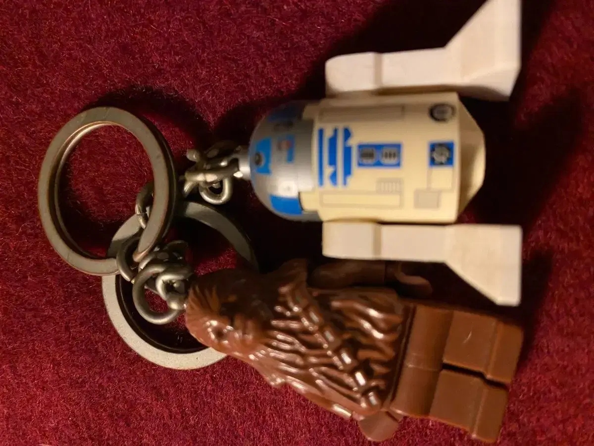 Star Wars character LEGO keyring