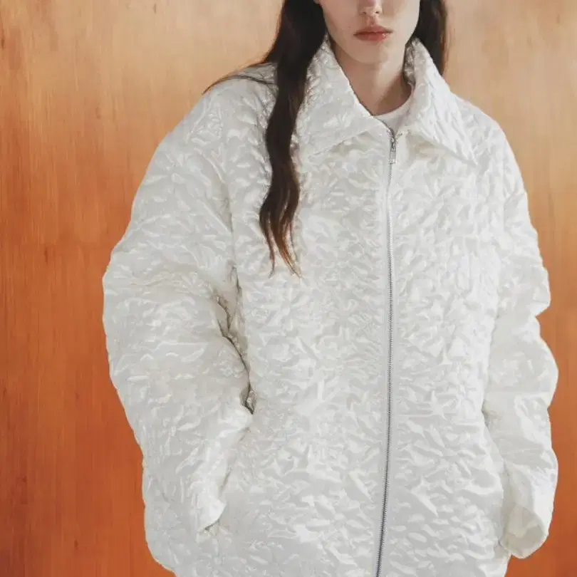 더베를린 flower puffer ivory