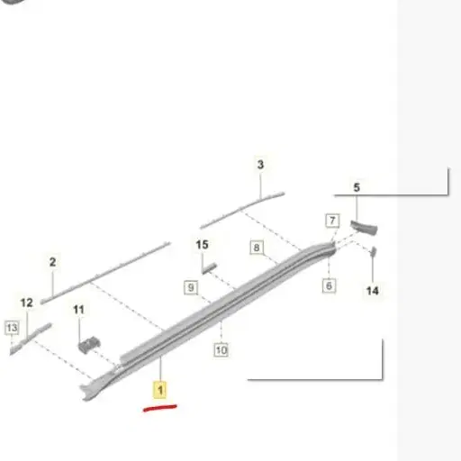 971854883OK1 포르쉐 몰딩 사이드스텝 좌측