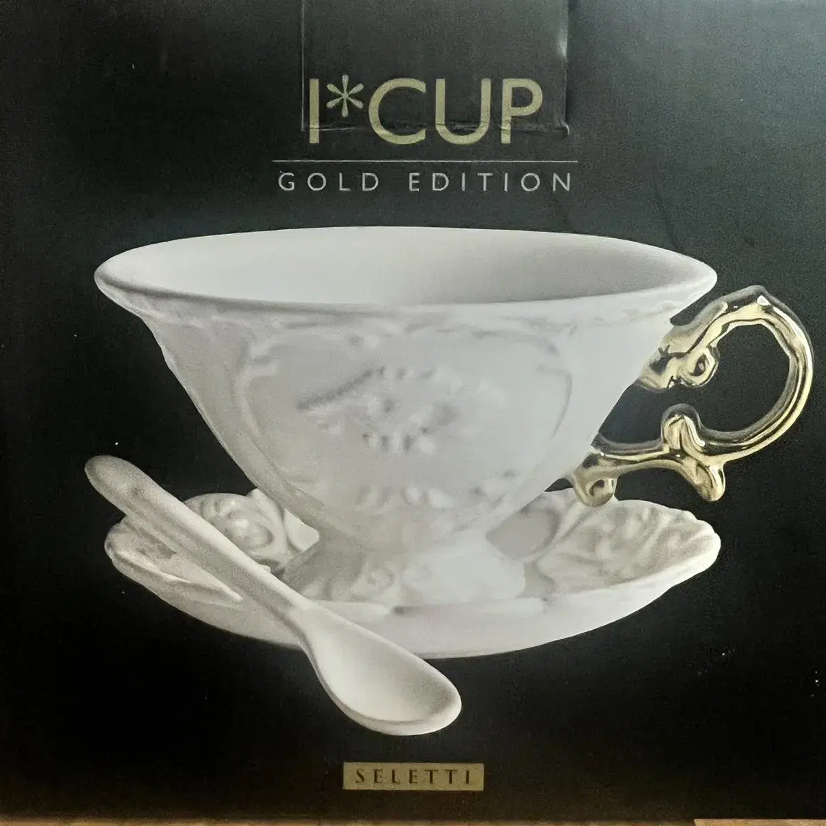 SELETTI GOLD EDITION I*WARES 컬렉션 컵 앤 소서