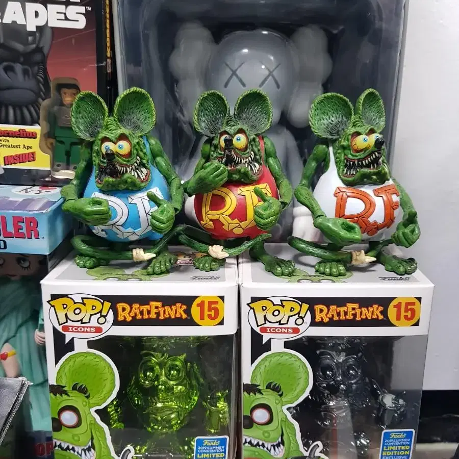 rat fink 랫핑크 피규어 여러가지 판매합니다.