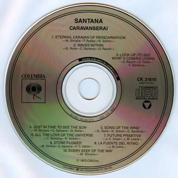 Santana - Caravanserai (CD) 미국반 민트급 중고