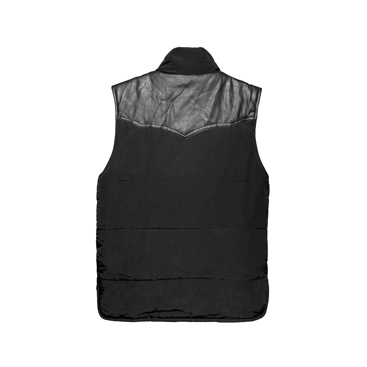 Chrome Gothic button Padded Vest