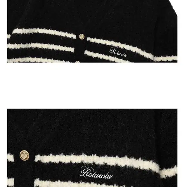 로라로라 여성용 가디건 WOOL BLENDED STRIPE 팝니다