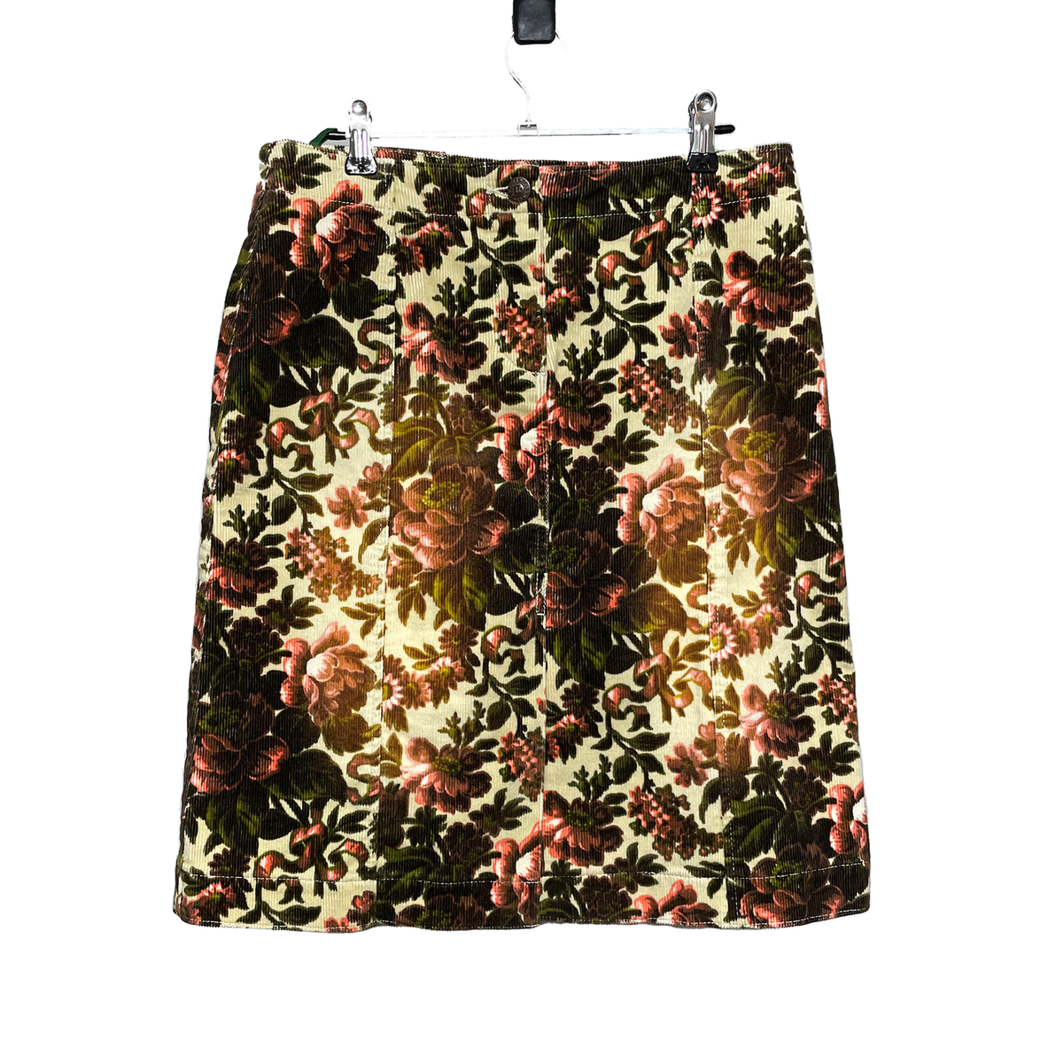 OILILY FLORAL CODUROY SKIRT