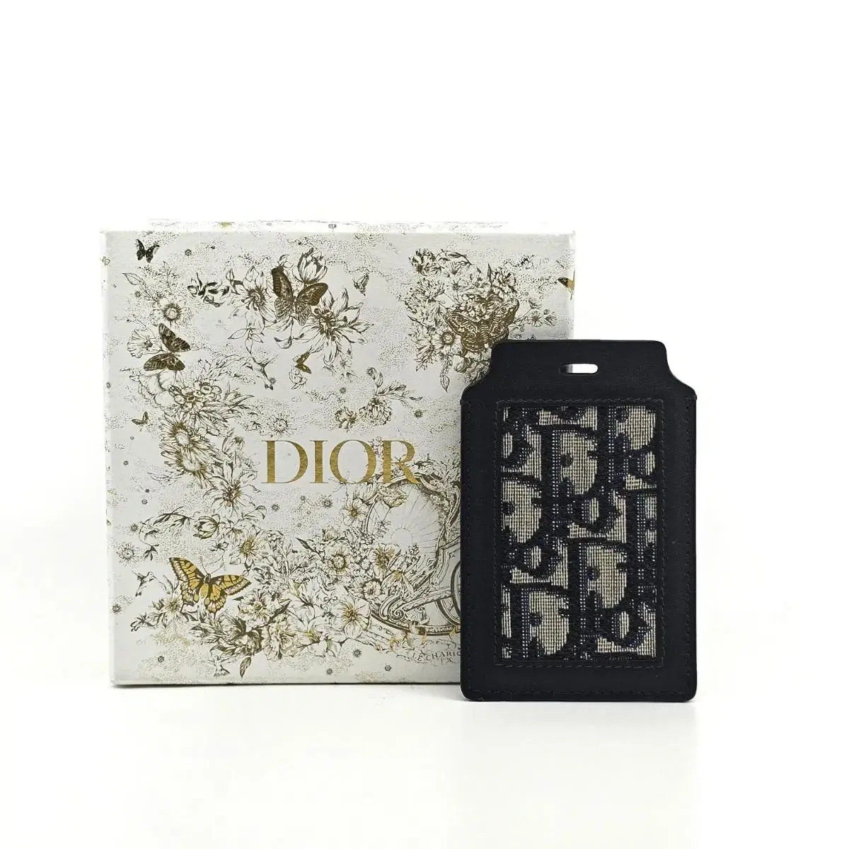 Dior Kard Wallet Oblique Name Tag