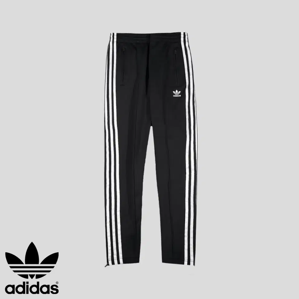 Adidas Black White Samsun SST Banded Jersey Sweatpants 24-27