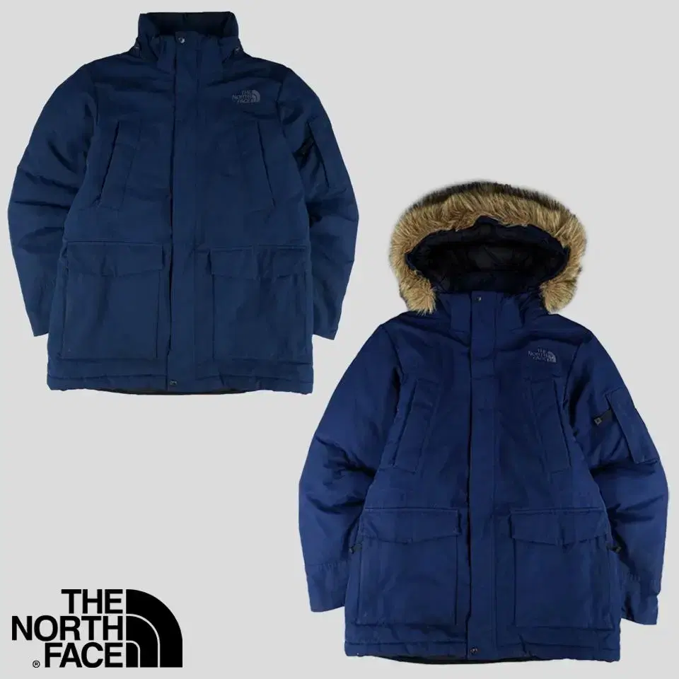 The North Face Navy McMurdo 2 Duck Duck Down Field Safari Padded Down Jumper M