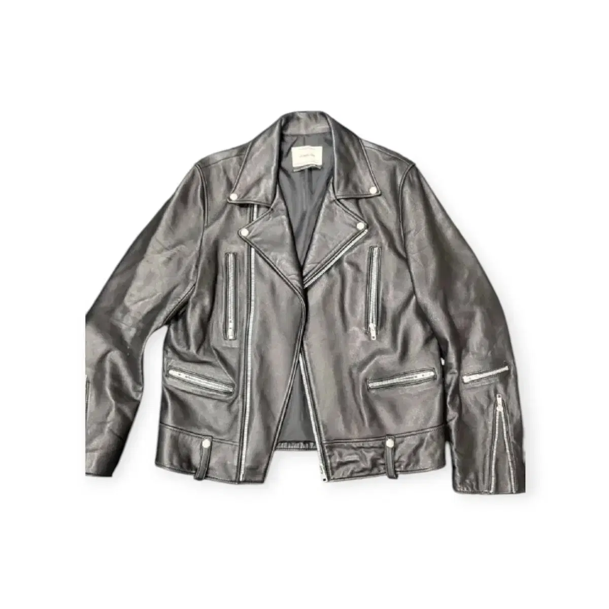 M)VivaStudio Classic Leather Rider Jacket