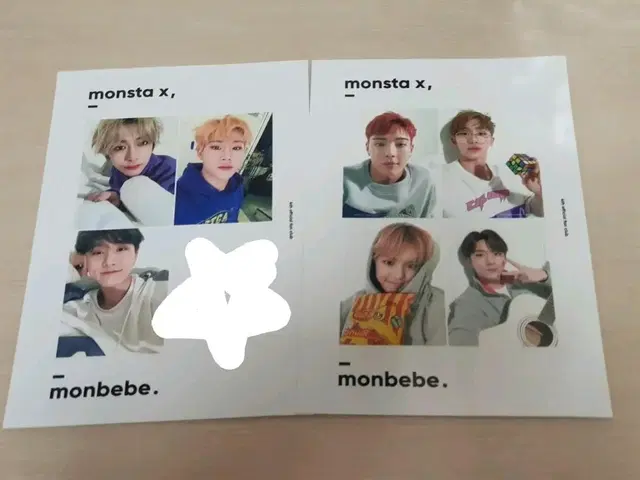 몬스타엑스 팬클럽 4기 포카2/엽서3/CD5