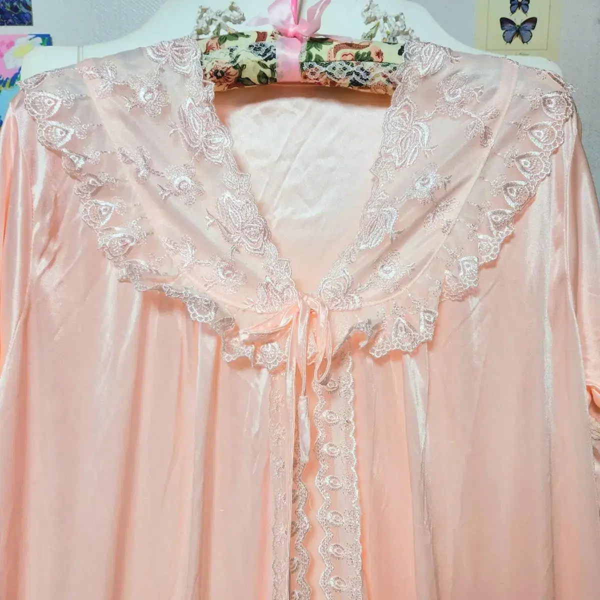 Peachy Pink Vintage Slip