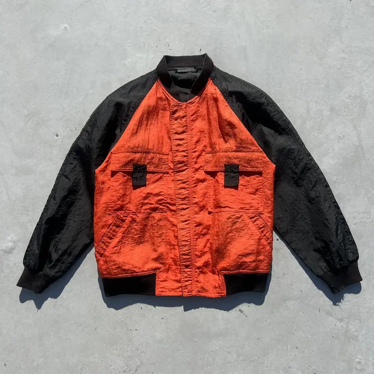 80s Junko Koshino Nylon Bomber Jacket