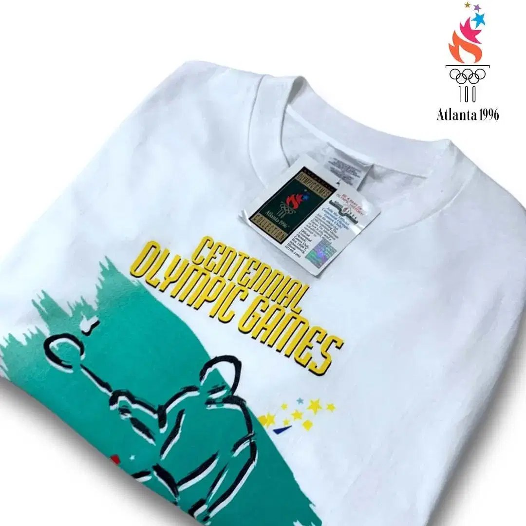 [XL~2XL] 90s Hanes 96 olympic games tee